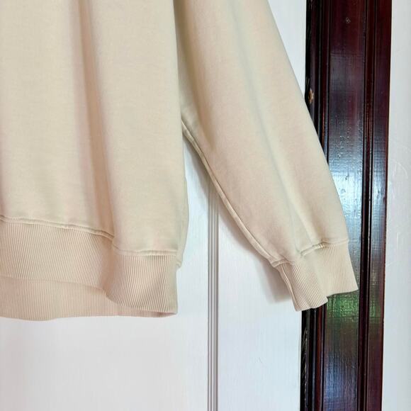 Thinking Mu Cream Abstract Shapes “Jimena” Crewneck Sweatshirt- XL, Slow Fashion - Picture 3 of 5